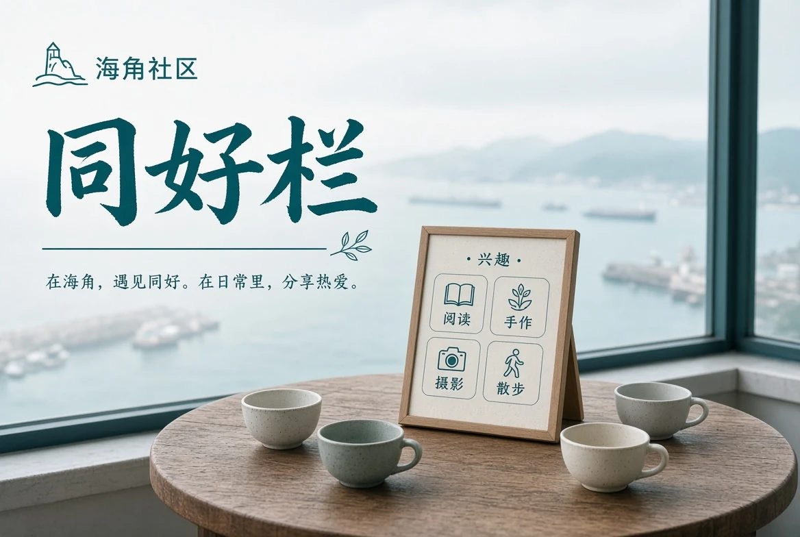 海角社区兴趣连接主题画面